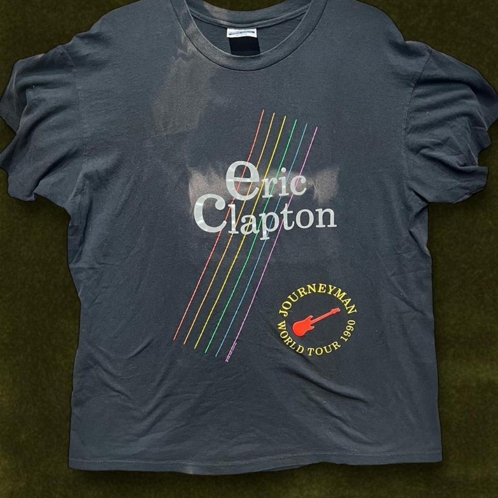 1990 Eric Clapton Journeyman World Tour MADE IN THE USA 🇺🇸 L/XL